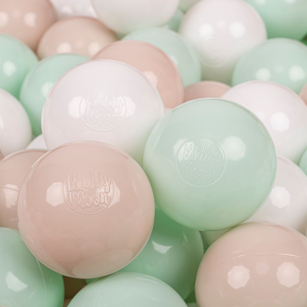 KiddyMoon 200 míčků/7cm-2,75in Měkké plastové míčky na Obrázek produktu 