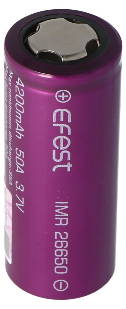 Efest Purple IMR26650 con batteria agli ioni di litio da Immagine del prodotto 