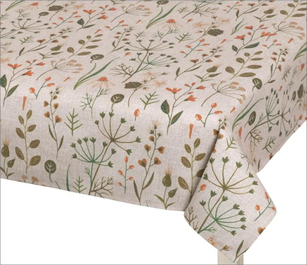 Tovaglia DITA 70x70 cm Beige Verde Arancione - Offerta Limitata