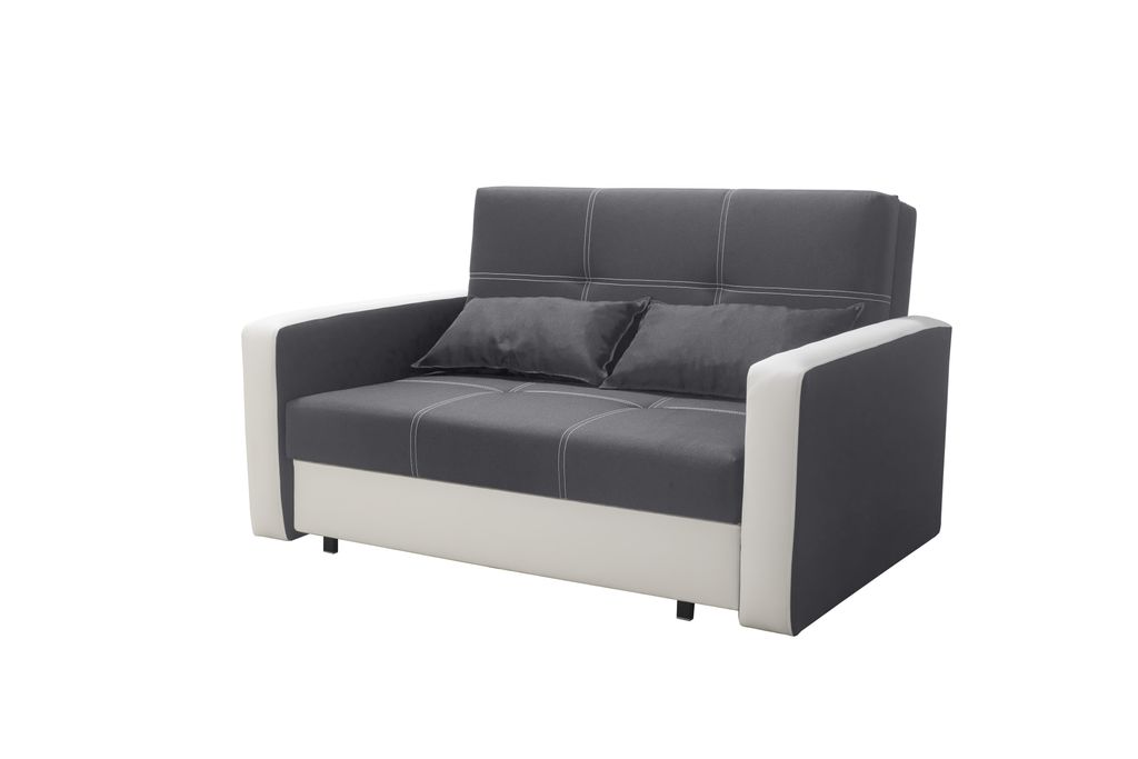 Schlafsofa Bella 2 mit Bettkasten Savana 05 + Madrid 920 Iwmar Möbel