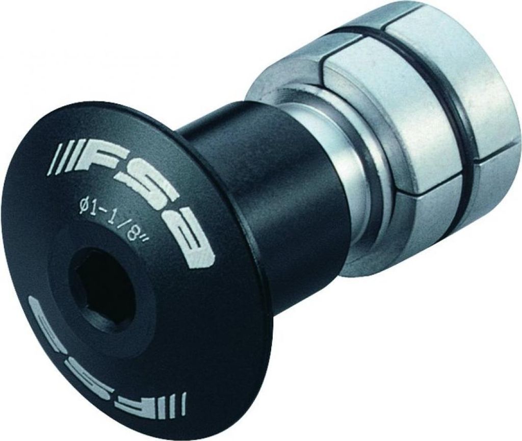 FSA Krallenmutterset Compressor 1 1/8 Zoll schwarz - sichere Gabelschaft-Abst...