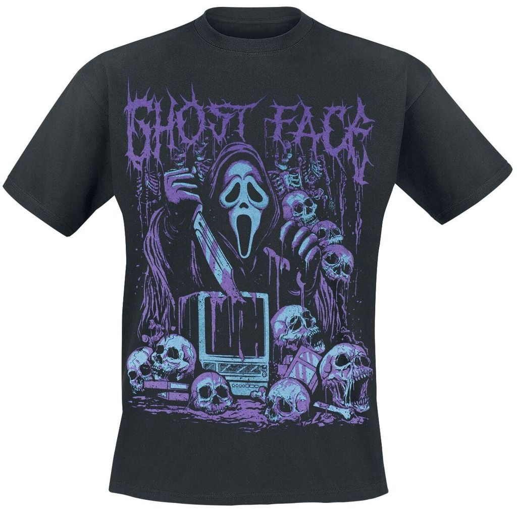 Scream (Film) T-Shirt Herren Ghostface - Television Produktbild 