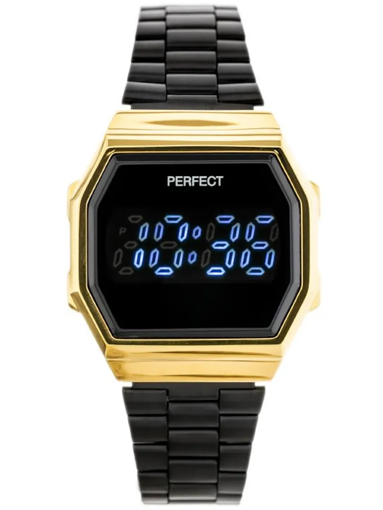 Montre Digitale LED Perfect A8039 : Montre de Sport étanche pour Homme