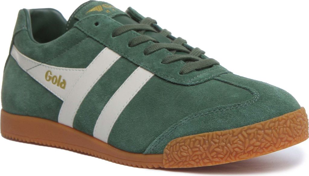 Gola Harrier Klassische Herren Schnürschuhe Grün – Produktbild 