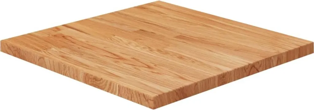 Remplacer un Plateau de Table Abîmé par ce Carré en Chêne 50x50 cm