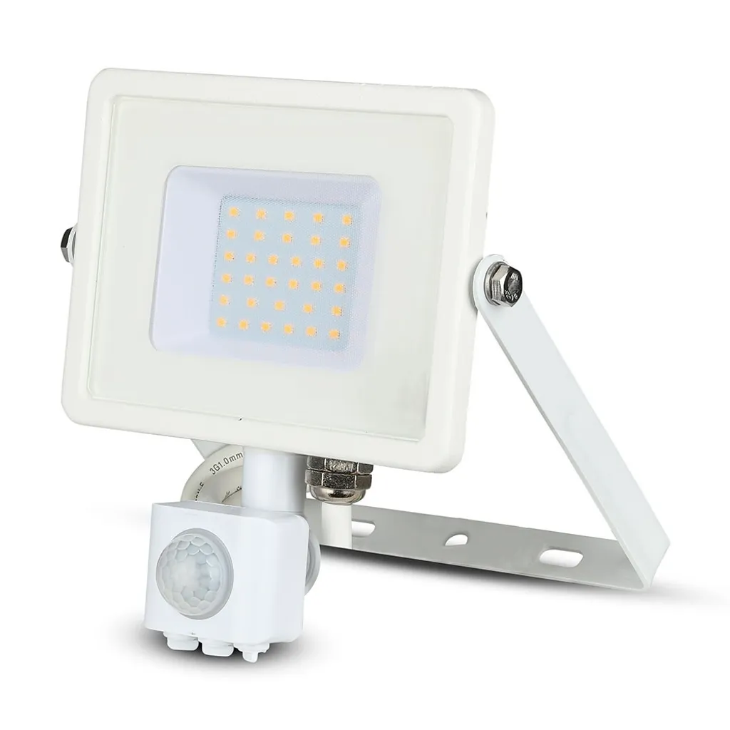 Faro LED 30W V-TAC PRO Samsung VT-30-S Bianco Freddo IP65 con Sensore