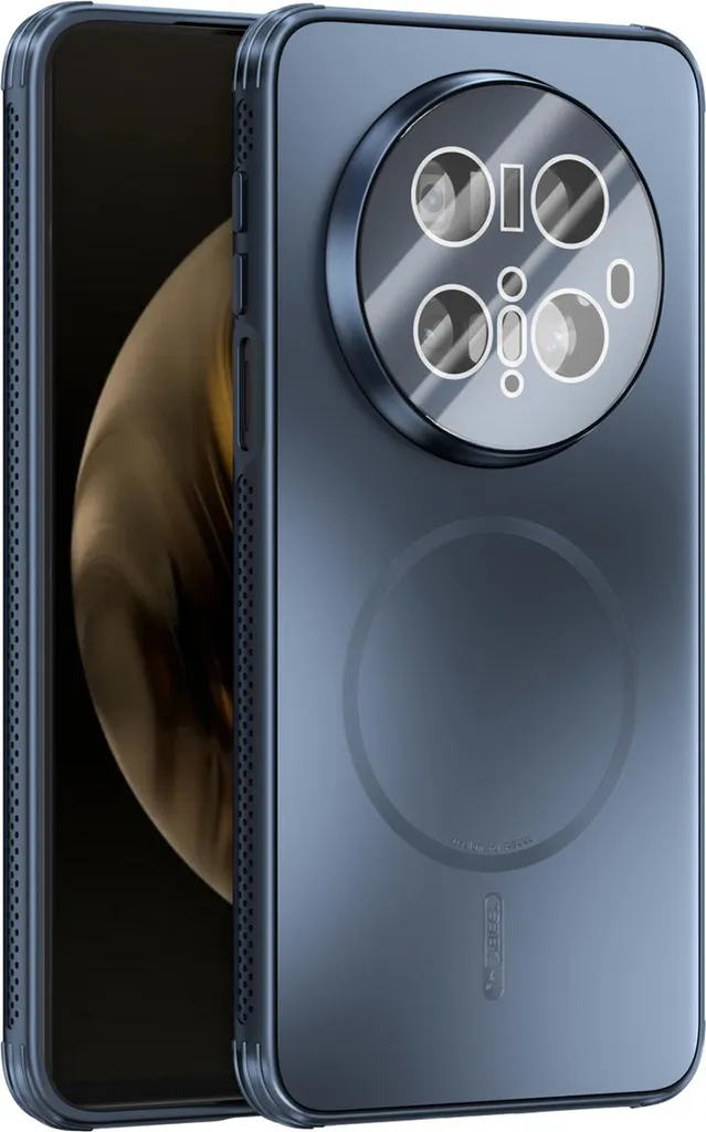 Custodia Blu Opaca per Huawei Mate 70 Pro: Design e Dissipazione Termica