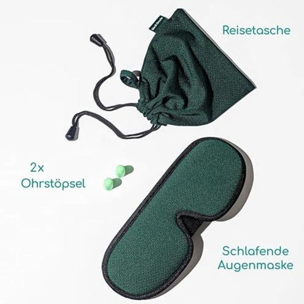 Masque Sommeil Respirant et Occultant - Pack Confort de 4 Pièces