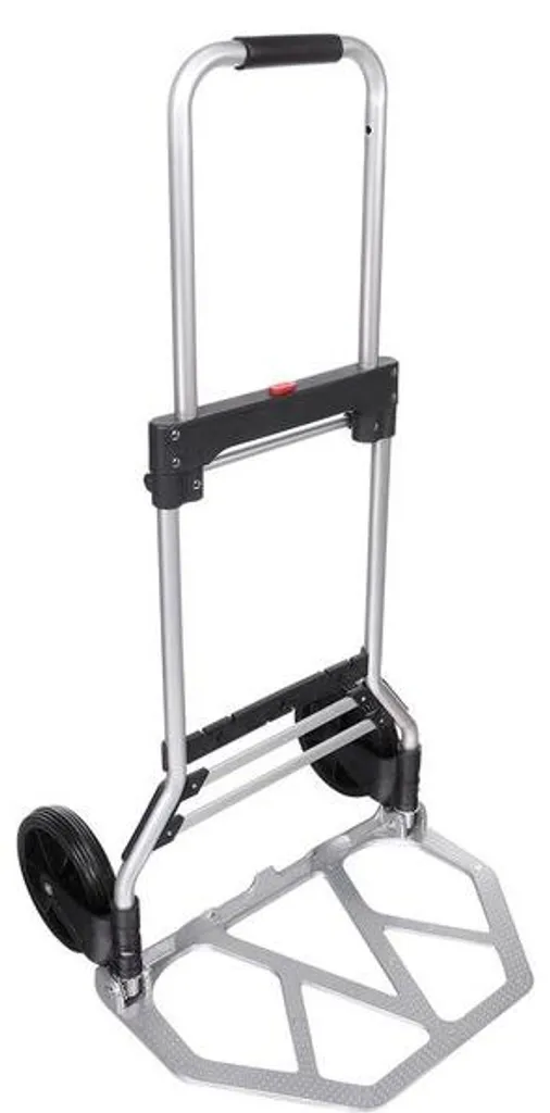 Diable pliable tout terrain 100 kg - Chariot porte-charges télescopique