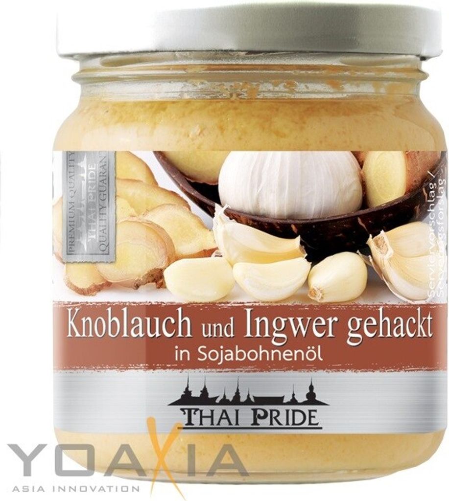 THAI PRIDE Gehackter Knoblauch und Ingwer Mix in Produktbild 