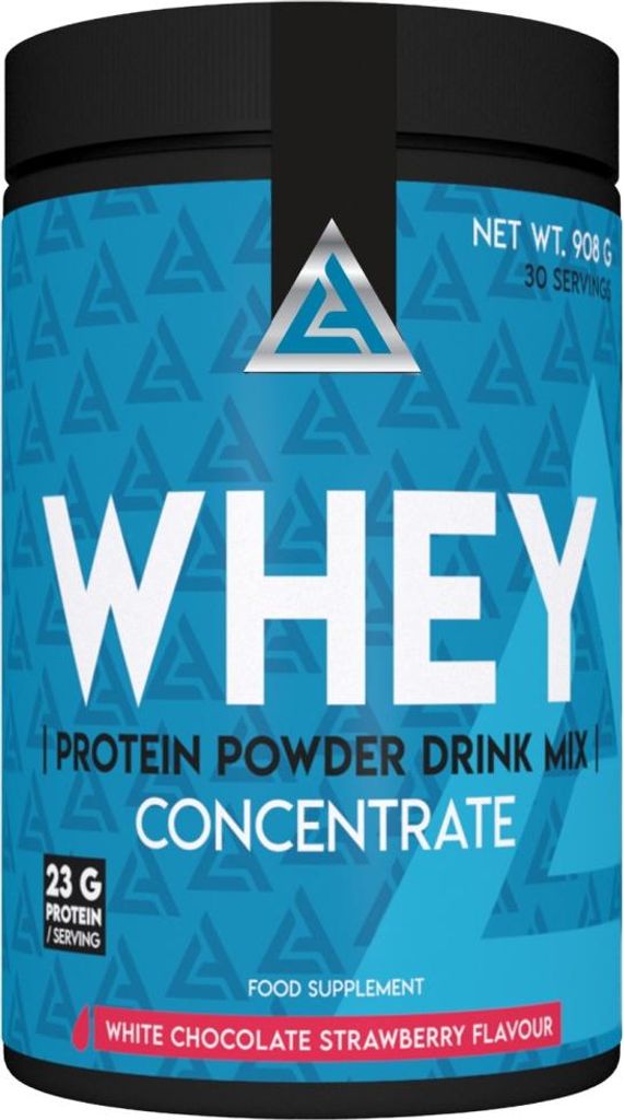 Lazar Angelov Nutrition | LA Whey Protein Concentrate | Premium Drink Mix White chocolate with strawberry