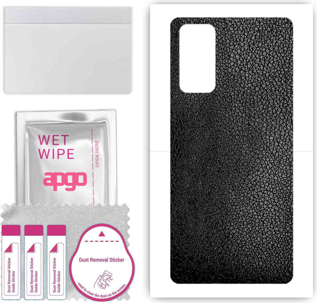 apgo Rückseite Schutzfolie, Skin, kompatibel mit Samsung Galaxy S20 FE 5G, Hinten Displayschutzfolie aus Vinylfolie, kratzfest, einfache Montage -...
