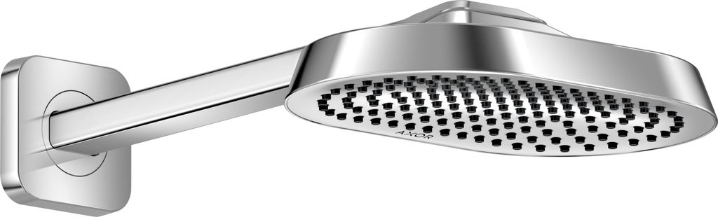 hansgrohe AXOR ShowerSphere Kopfbrause 250/160 1-jet EcoSmart mit Brausearm, 6 l/min, 39770000
