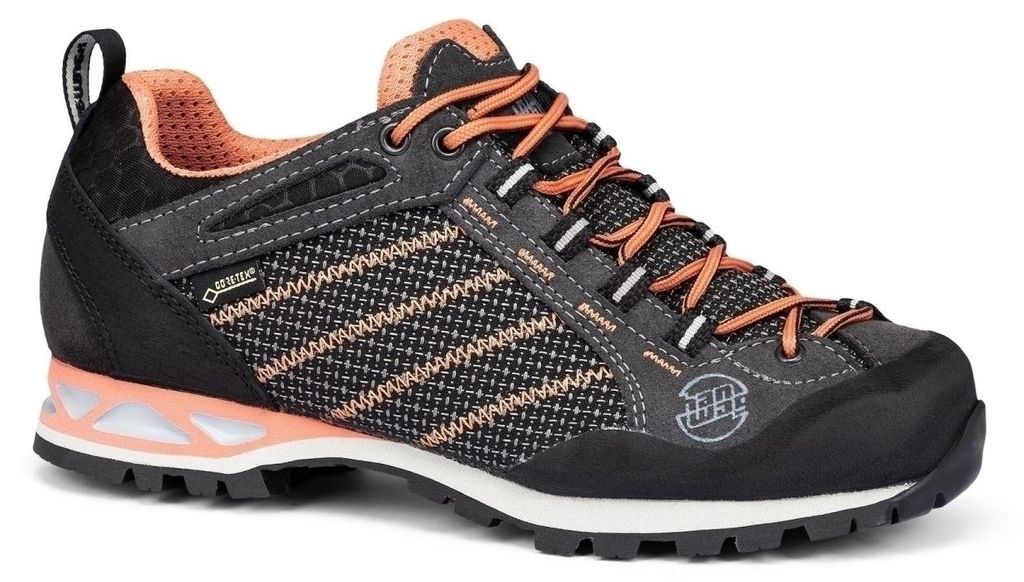 Hanwag Makra Low Lady GTX Damen Wanderschuh grau/orange grau/orange 37