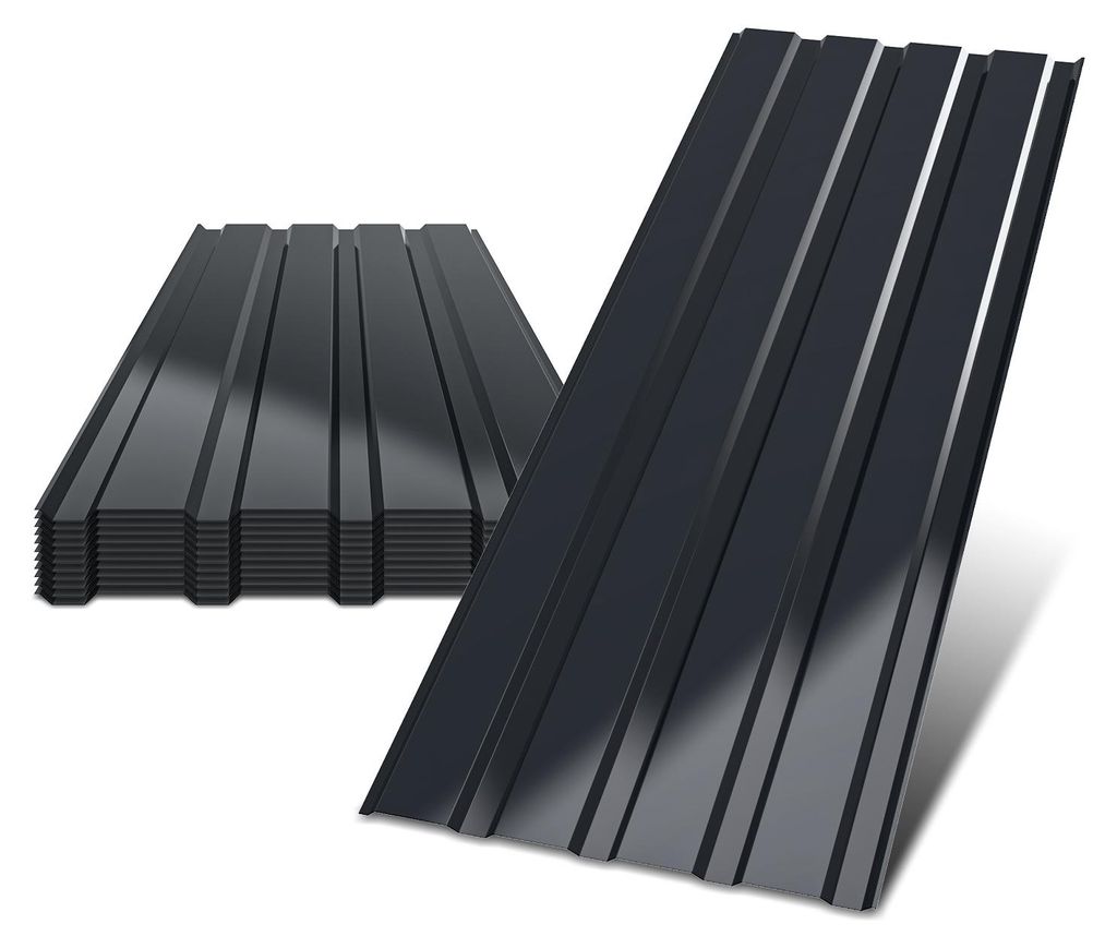 Peviasot 12x Profilblech Trapezblech Dachblech 115 x 45 cm, Produktbild 
