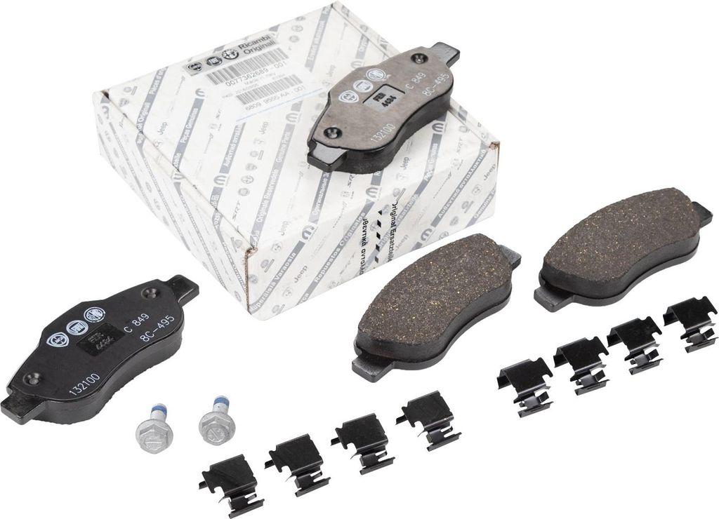 Original Bremsbeläge vorne für Panda 1.2 4x4 1.3 JTD Produktbild 