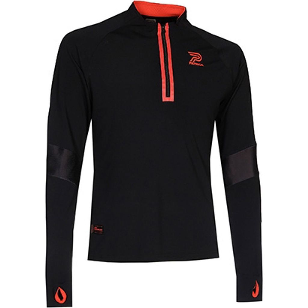 Patrick High Performance Exclusive Ziptop Damen - Schwarz / Neonrot | Größe: XXL