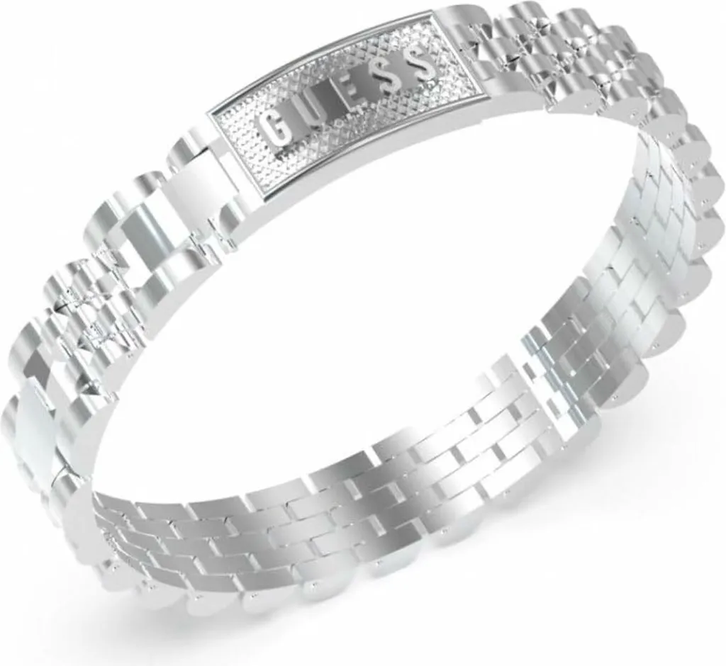 Bracelet Guess JUMB03201JWSTT-U double ton, maillons acier résistant