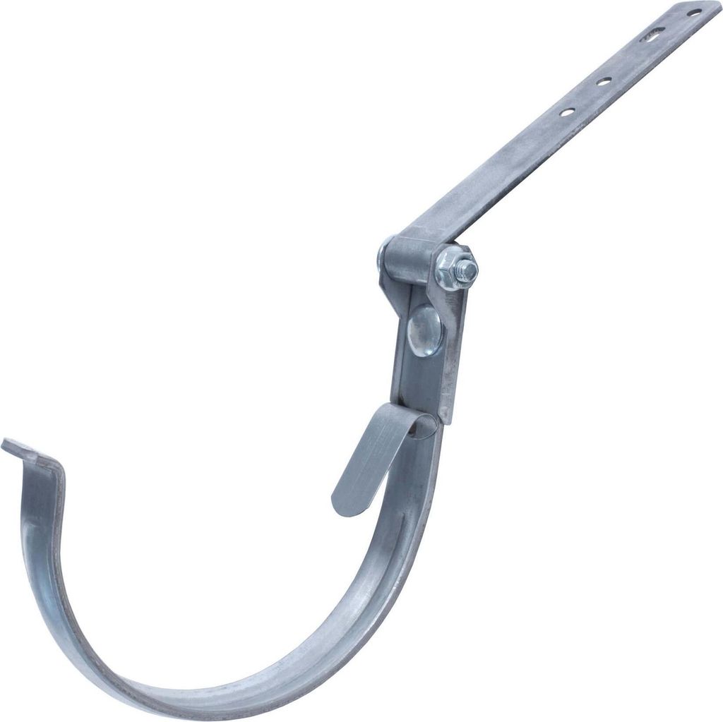 DAPRONA Rinneneisen verstellbar, Rinnenhalter Silber RG 333 Produktbild 