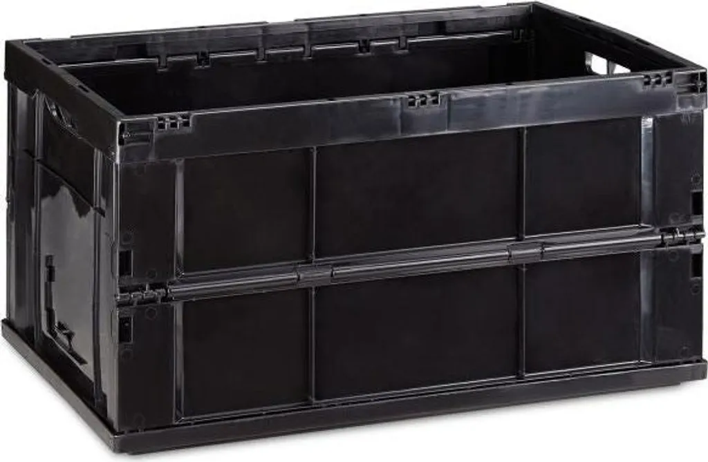 Box Rangement Pliable et Stable - Caisse Renforcée avec Poignées