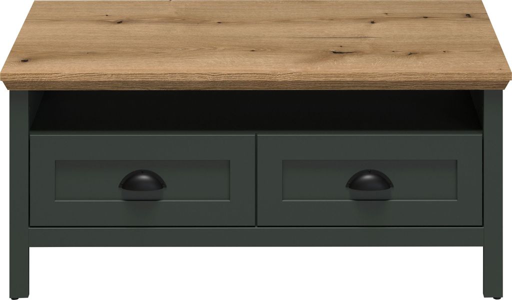 trendteam Stanton Couchtisch Tannengrün/Evoke Eiche, B/H/T Produktbild 