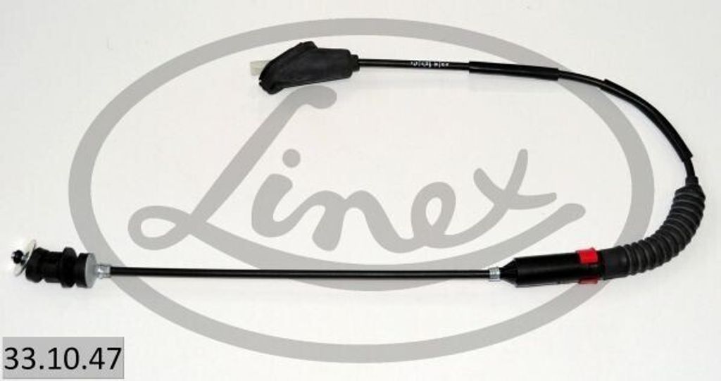 LINEX 33.10.47 Kupplungsseil Seilzug passend für PEUGEOT 106 II Schrägheck (1A, 1C) 1350/1120mm