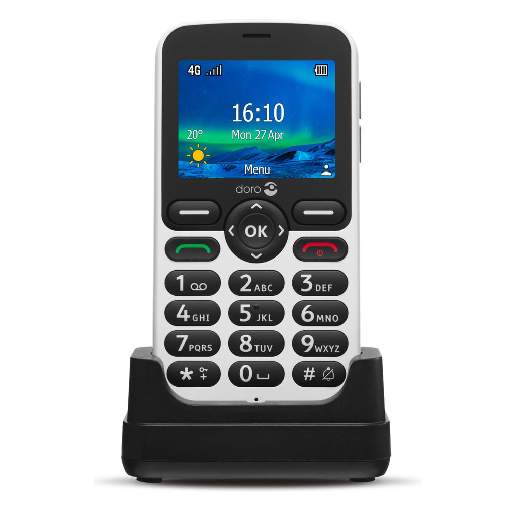 Doro 5860 schwarz-weiß Handy