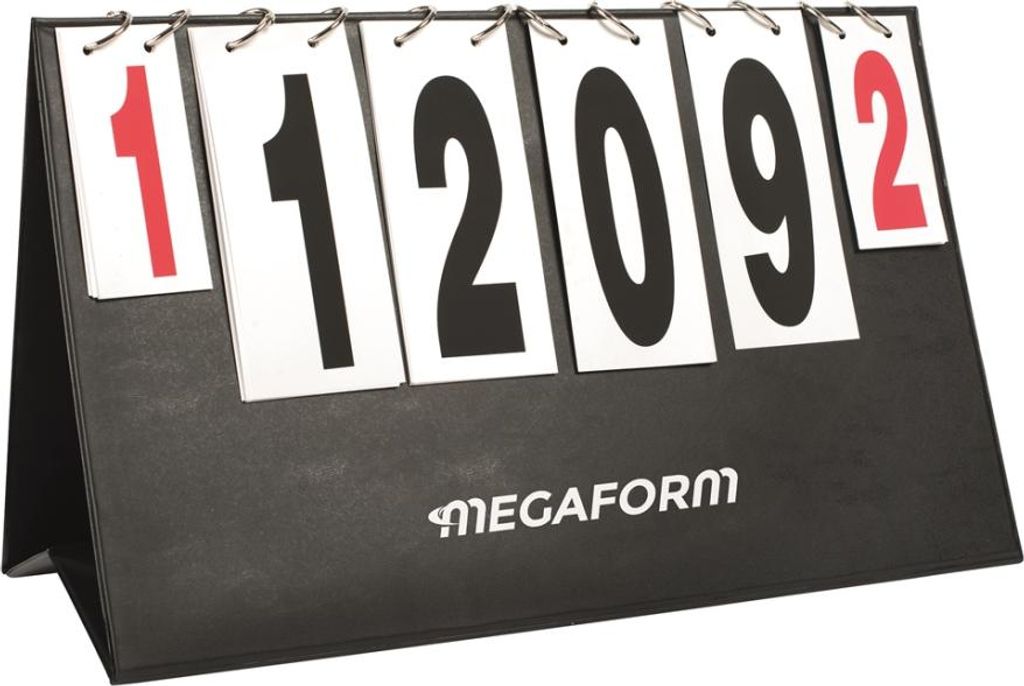 Megaform Tischspiel Anzeigetafel klappbar manuelle Punkteanzeige