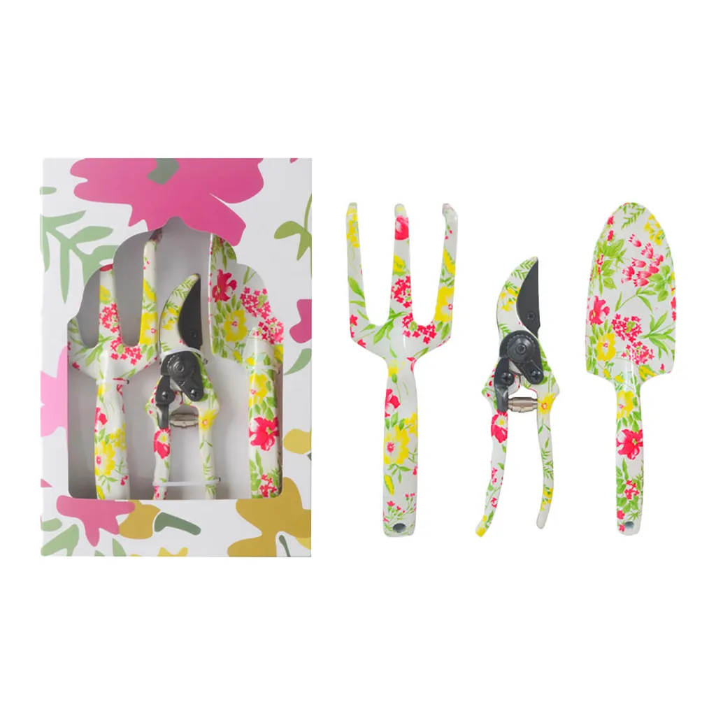 Set Regalo Giardinaggio 3 Pezzi Alluminio Al Lucido - Lusso e Durata
