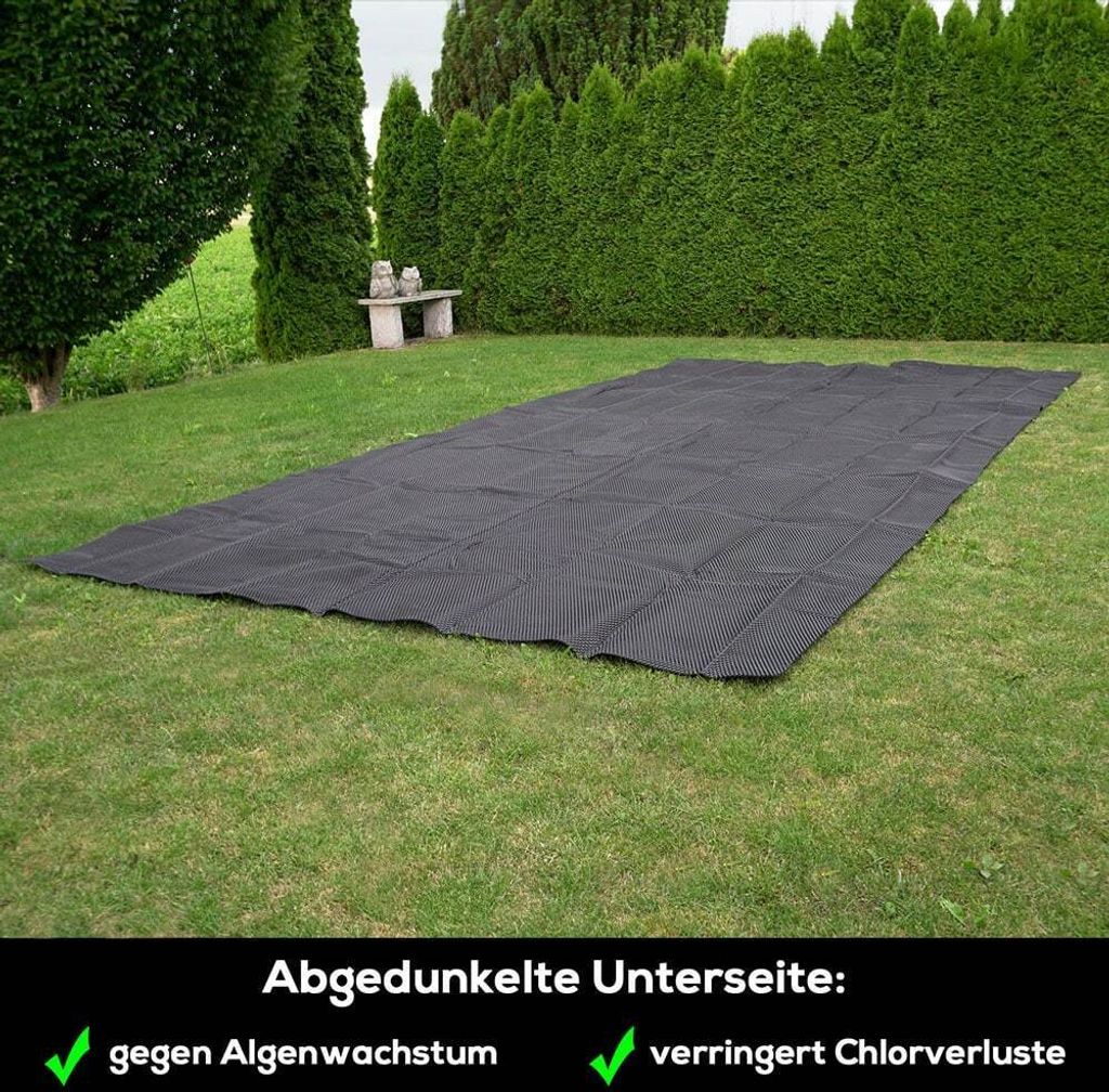 Poolpanda Premium Solarfolie 732 x 366 cm rechteckig | Produktbild 4