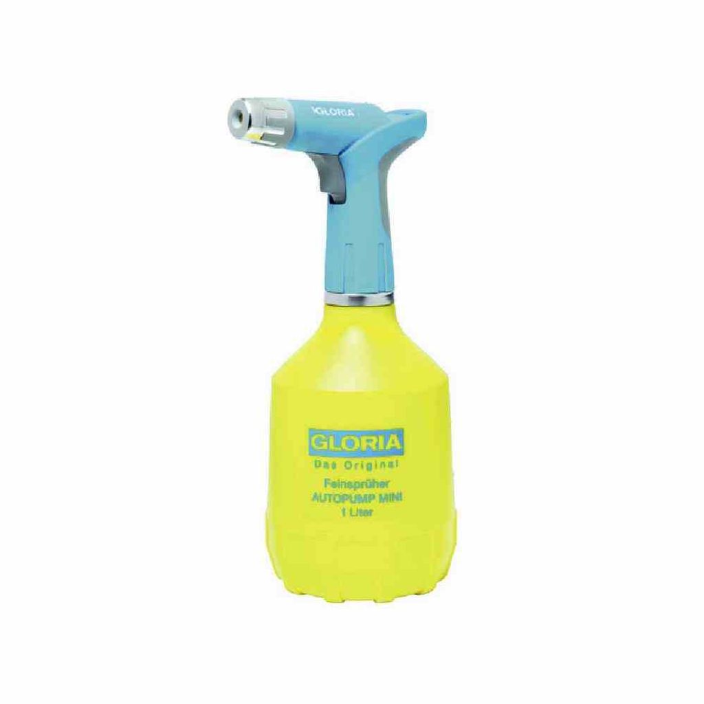 Gloria Haus und Garten 000950.0000 AutoPump Mini Garden sprayer 1 l Yellow, Blue