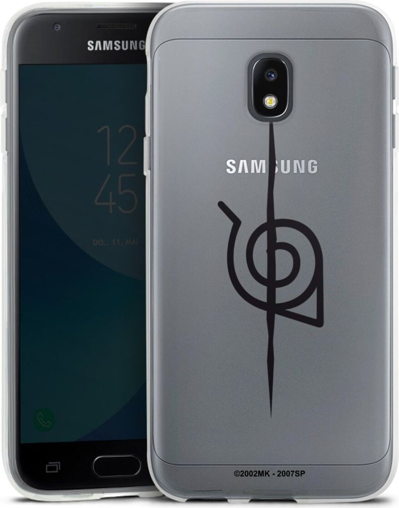 DeinDesign Handyhülle für Samsung Galaxy J3 Duos (2017) Silikon Hülle Case Smartphone Schutzhülle Naruto Shippuden Sasuke Konoha