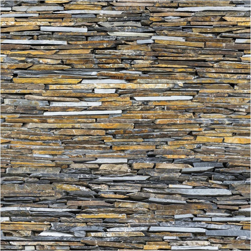 Aufkleber mit Tapeteneffekt – Cevennen-Steine – 40 x 40 cm