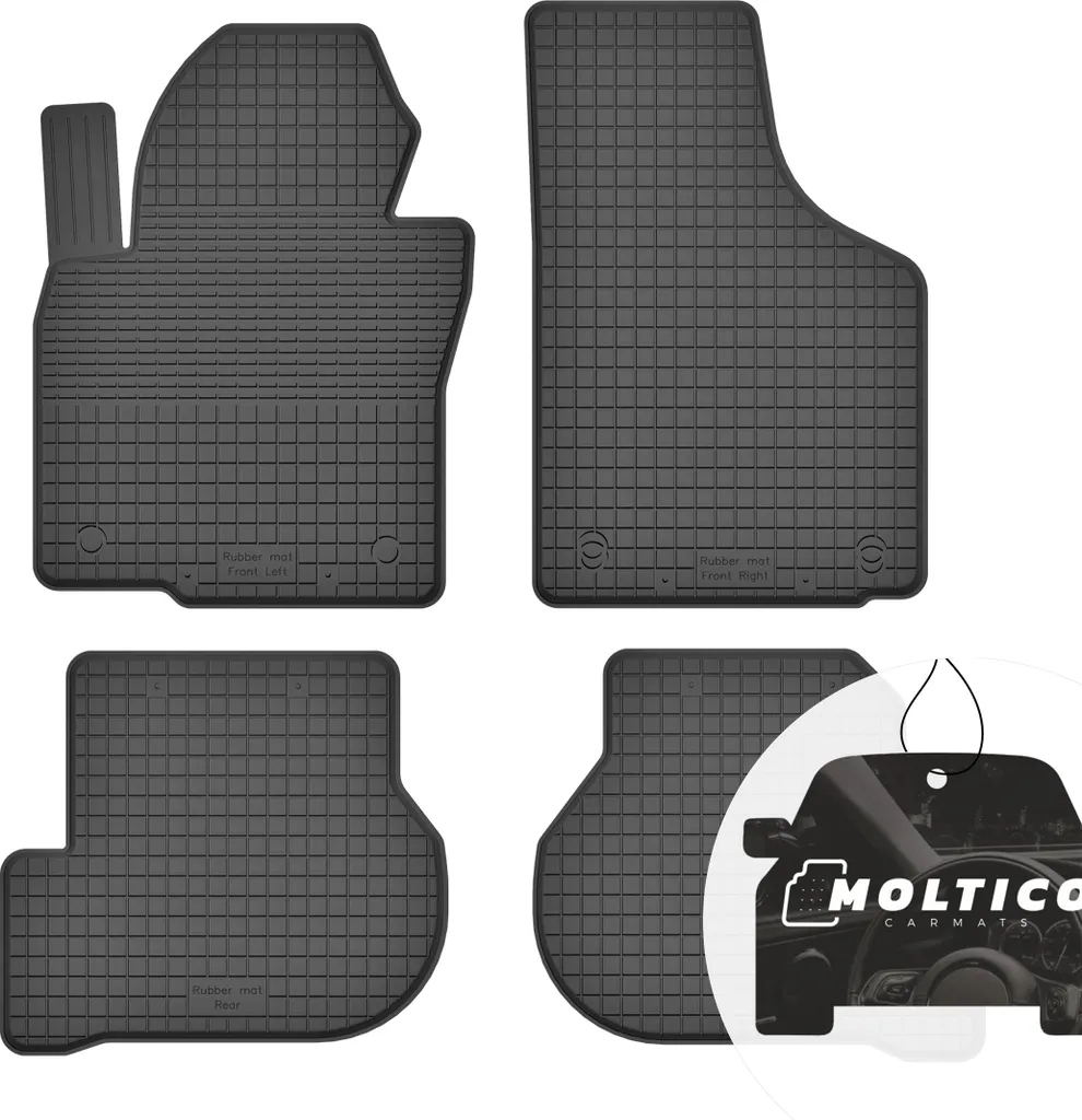 Tappetini Auto Gomma Seat Altea XL 2006-2015 - Protezione 3D All-Weather