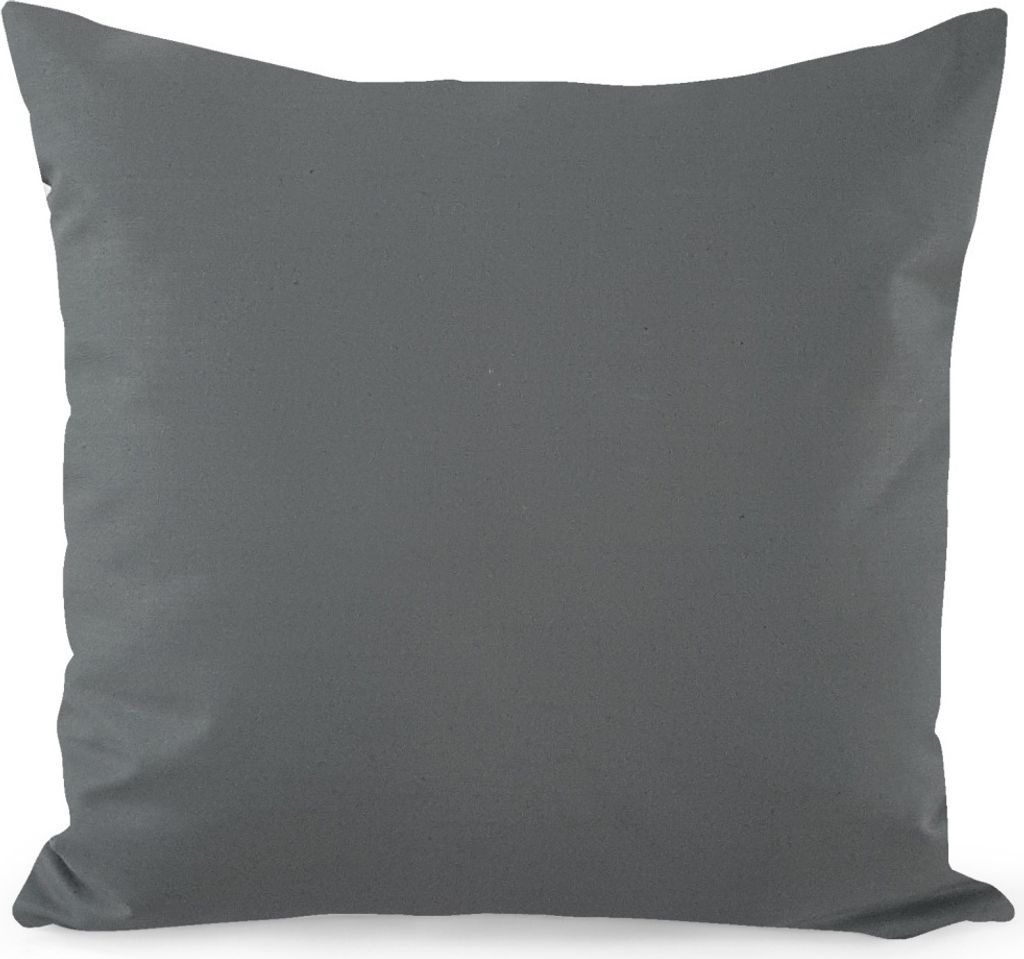 Kissenbezug 100% Baumwolle Kissenhülle Kissenbezüge 40x40 cm Dekokissen 1x Bezug JME-11 Graphit
