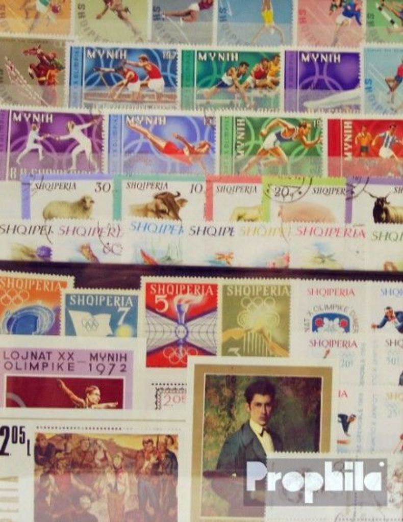 Briefmarken Albanien 150 verschiedene Sondermarken
