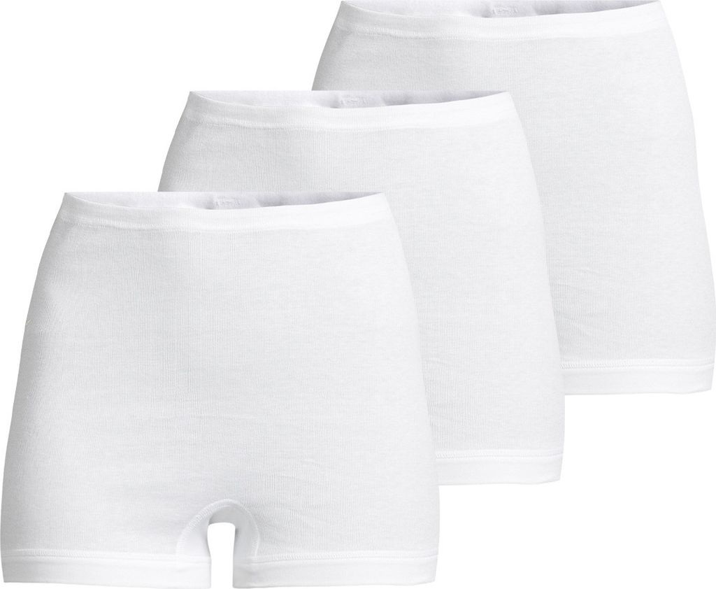 Speidel 3er Pack Nelly Pagenschlüpfer Taillenhoch mit kurzem Bein, Weiche Baumwolle in Feinripp-Qualität, Komfort ohne störende Seitennähte