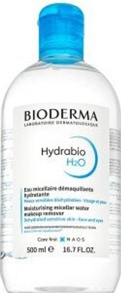Bioderma Hydrabio mizellares Abschminkwasser H2O Micellar Cleansing Water and Makeup Remover 500 ml