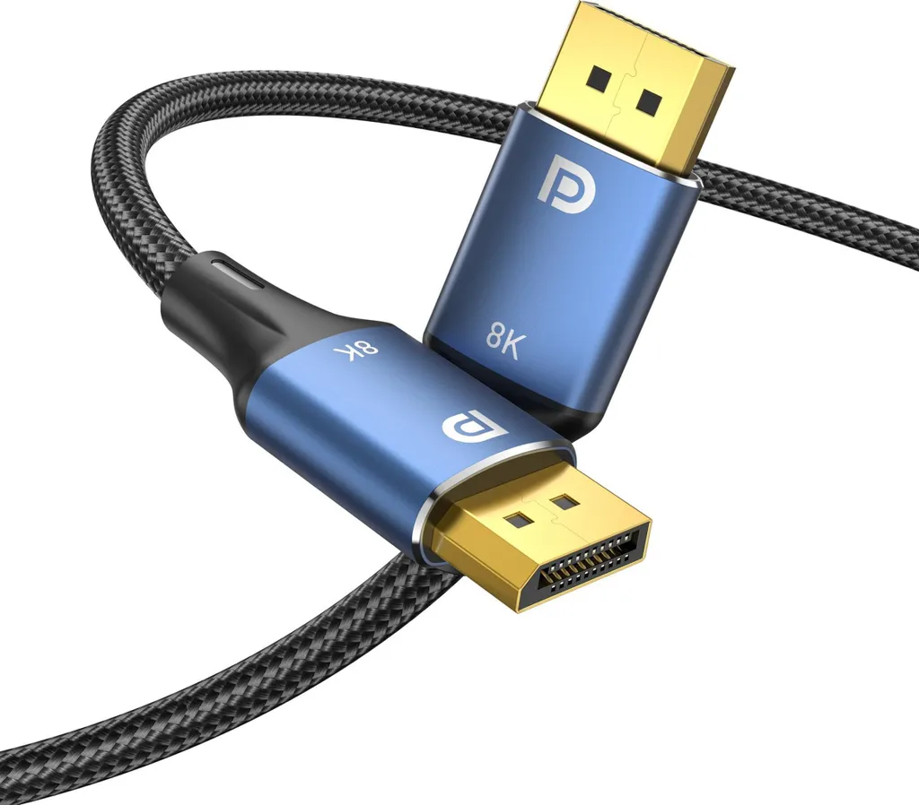 Câble DisplayPort 1.4 Vention HCELI 3m, Cordon Vidéo 8K Bleu pour PC - 7