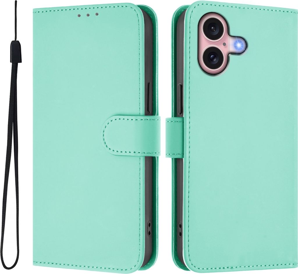 Mobigear Urban Wallet iPhone 16 Hülle Klapphülle Geldbörse Produktbild 