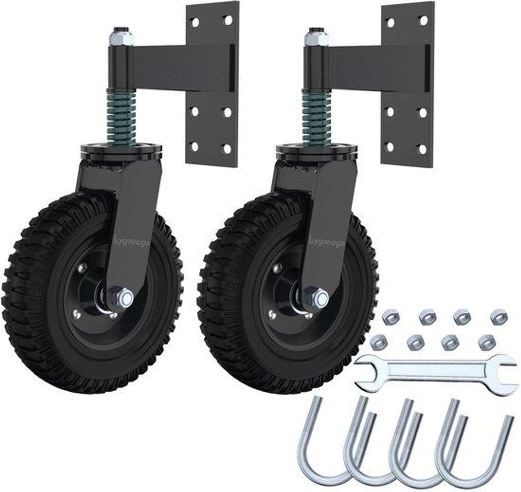 Metalltor Drehgelenkwheel 20cm für maximale 275kg Last 360Grad