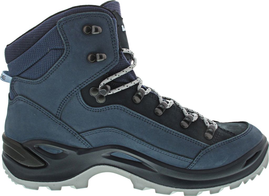 LOWA Renegade GTX Mid Ws Schuhe Damen blau 41 Wanderschuhe