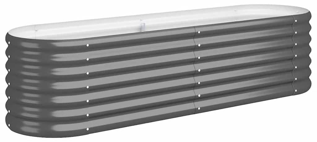 vidaXL Hochbeet Verzinkter Stahl 152x40x36 cm Anthrazit Produktbild 