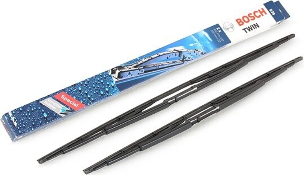 Jeu de balais d'essuie-glaces Bosch Twin 539 pour pare-brise 650 550mm
