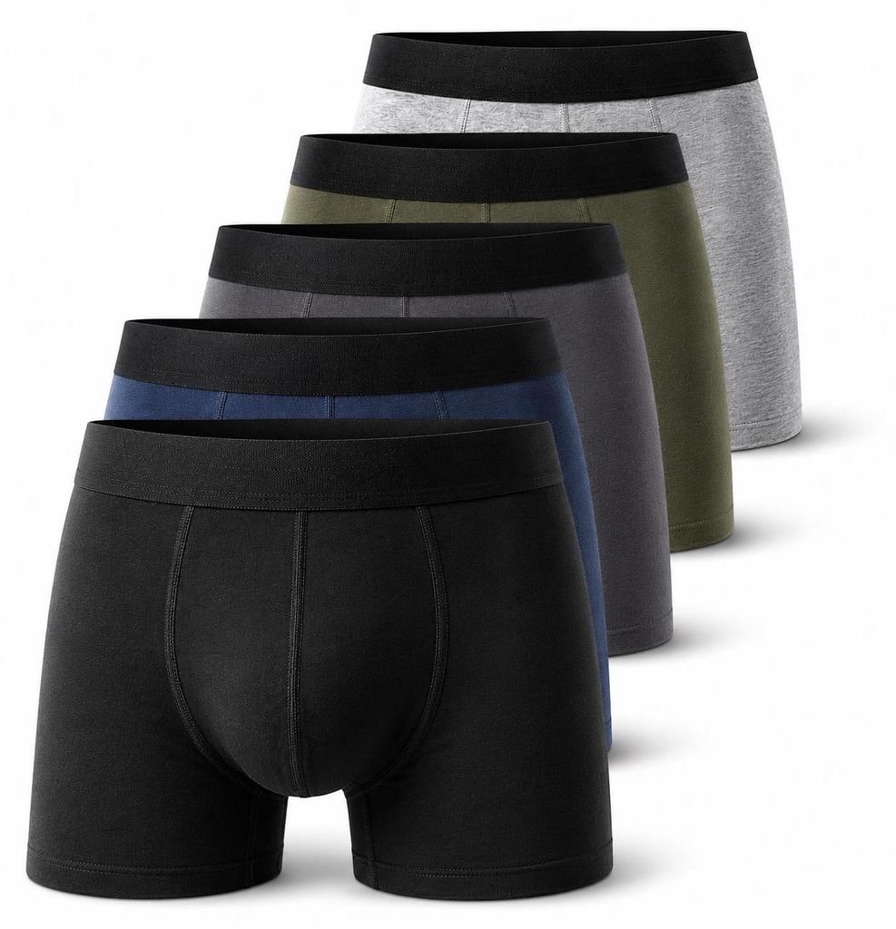 5 Herren Boxershorts Baumwolle Unterhosen - M - Colour 2021 Produktbild 