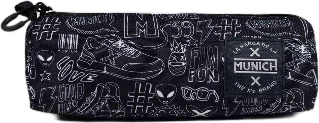 Trousse Fourre-tout Munich Noire : Rangement Stylos et Accessoires