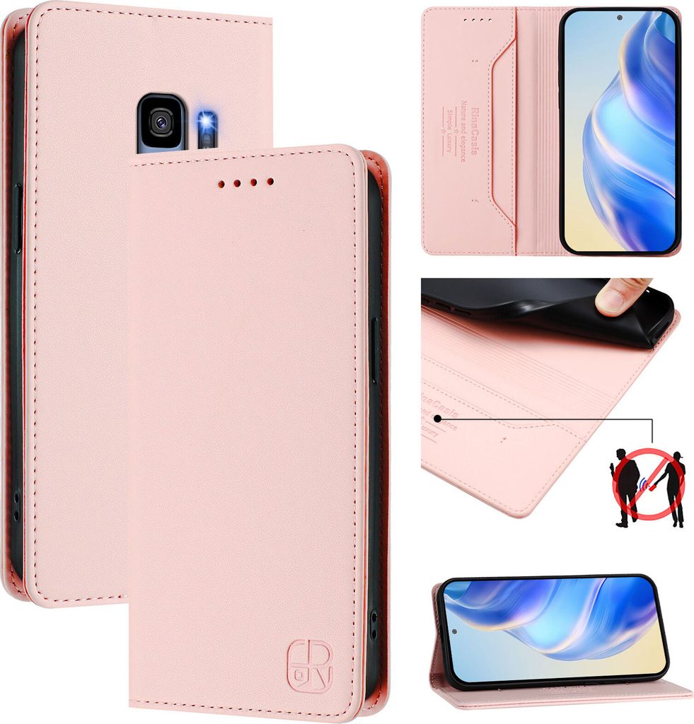 Kožené pouzdro pro Samsung Galaxy S9, flipové pouzdro s Obrázek produktu 