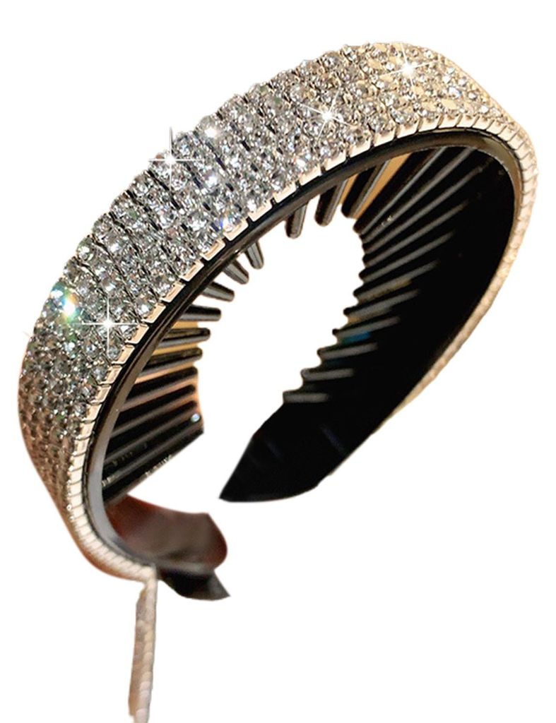 Elegante Haaraccessoires mit Strassquasten, Haargummi und Dutt-Fixierer für Damen