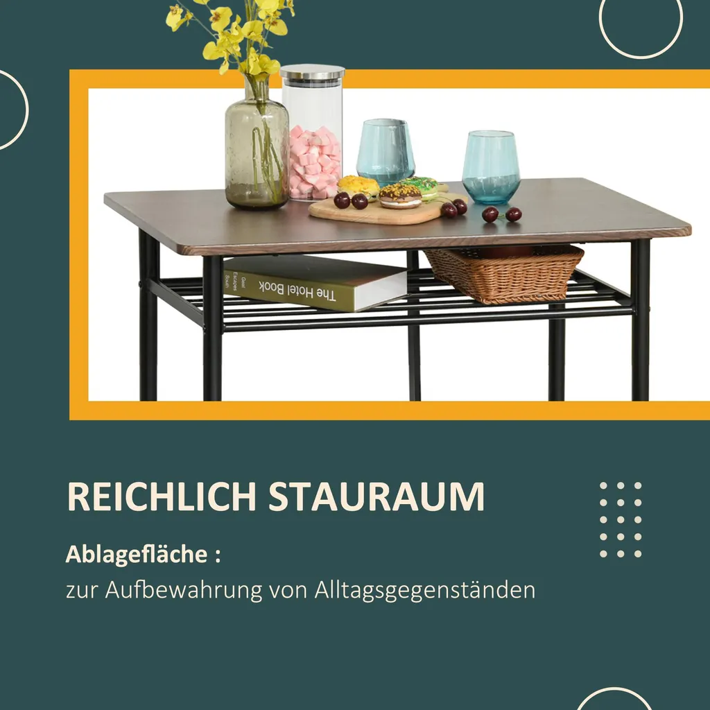 Gain de Place : Ensemble Table et Tabourets de Bar avec Rangement Intégré - 5