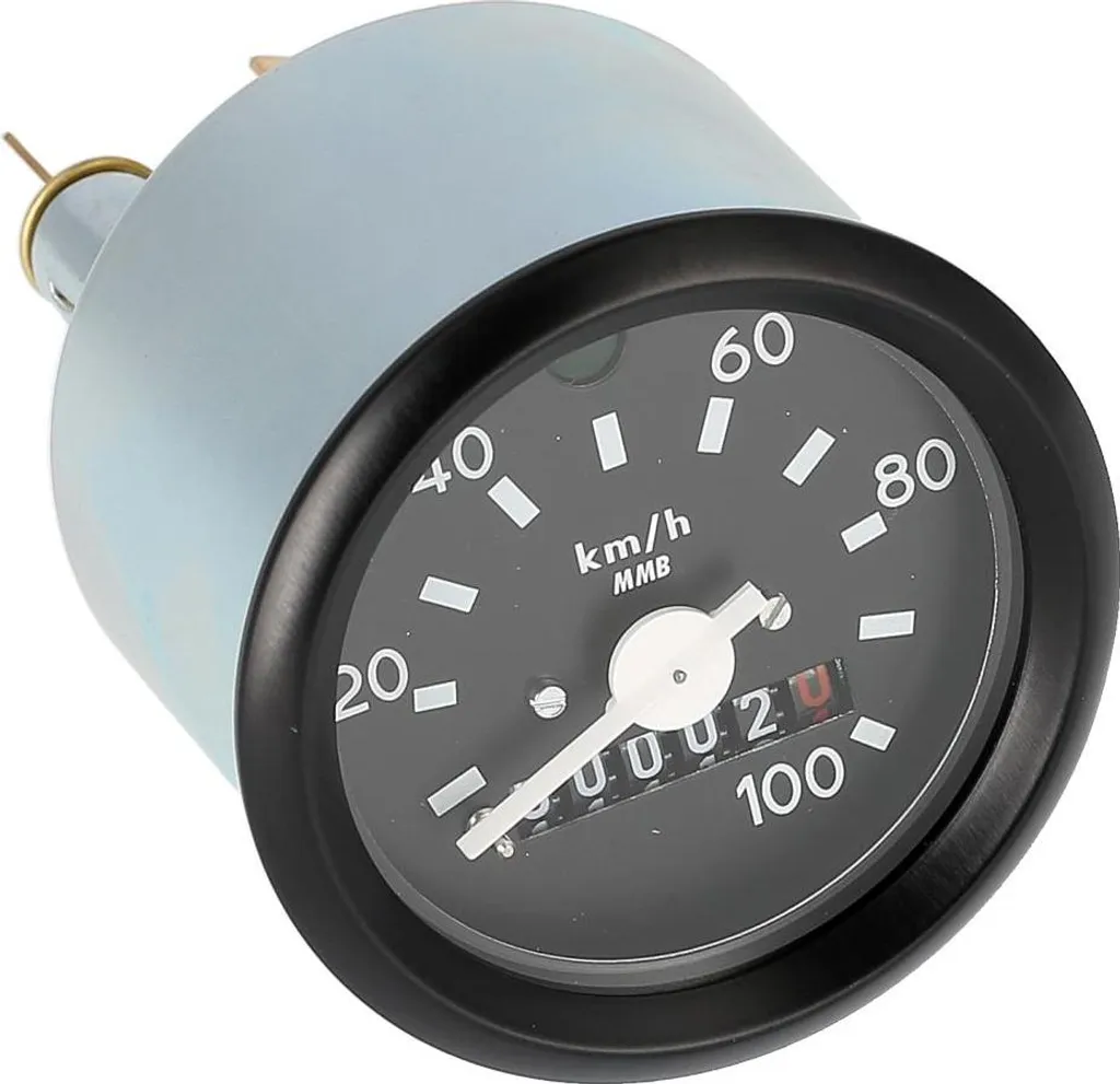 Compteur de vitesse 100 km/h Ø60mm 6V pour Simson S50 S51 S70 S53 S83